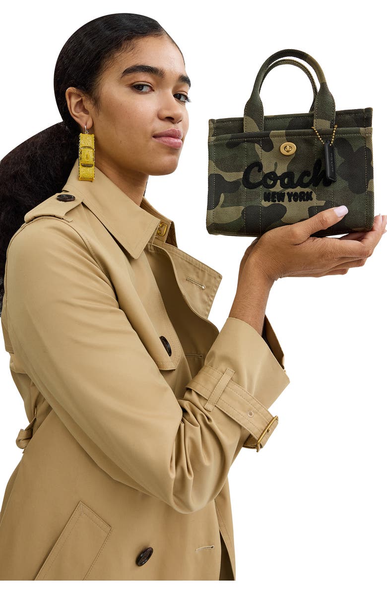 COACH Camo Printed 20 Canvas Cargo Tote, Alternate, color,