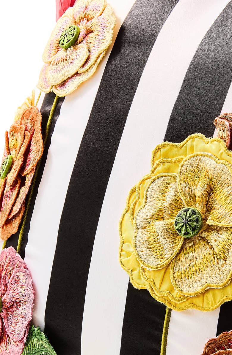 MACKENZIE CHILDS Spring Bouquet Throw Pillow, Alternate, color, White