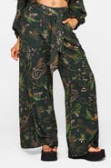 Disturbia Noctaris Wide Leg Palazzo Trousers