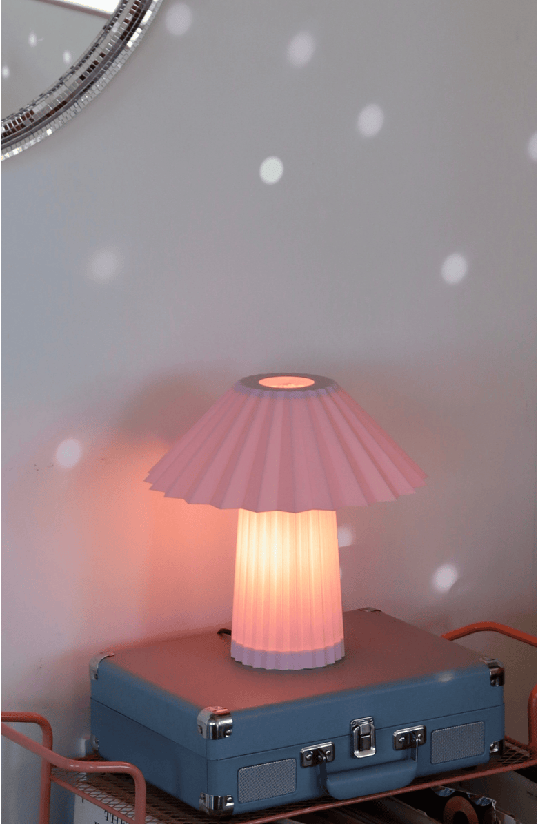 Sofiest Designs Umbrella Table Lamp, Alternate, color, Bubblegum Pink