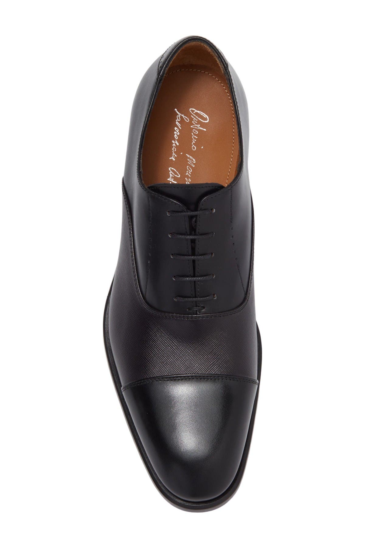 ANTONIO MAURIZI Leather Cap Toe Oxford, Alternate, color, 