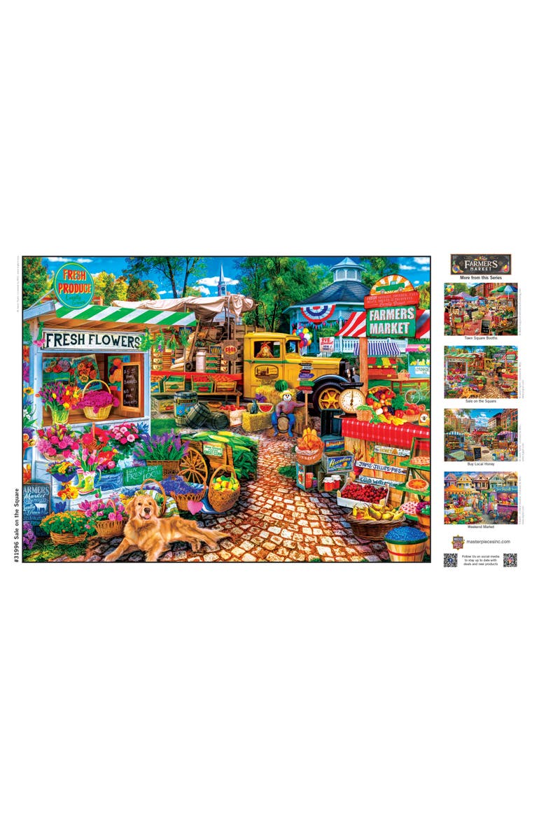 Sale on the Square 750 Piece Puzzle, Alternate, color, Multicolor