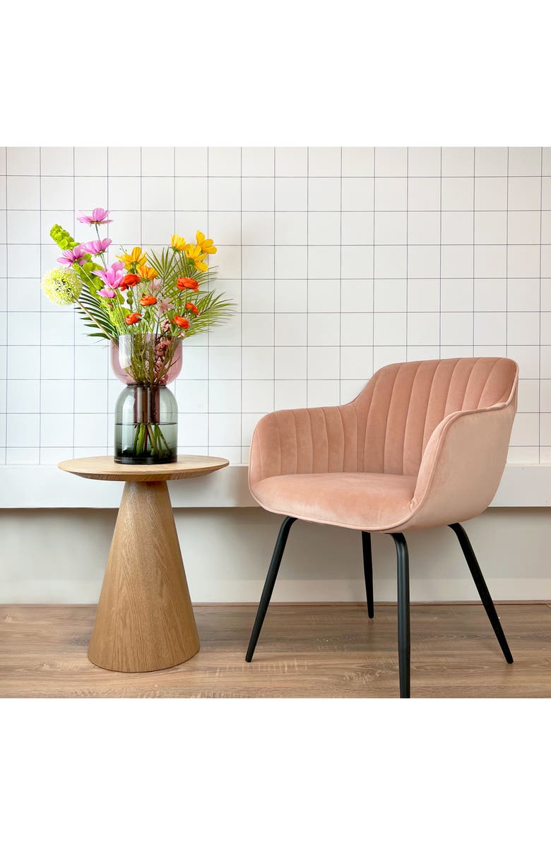 CLOUDNOLA Flip Top Glass Vase, Alternate, color, Grey/ Pink