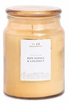 PORTOFINO CANDLES Ripe Papaya & Coconut Apothecary Artisan Jar Candle