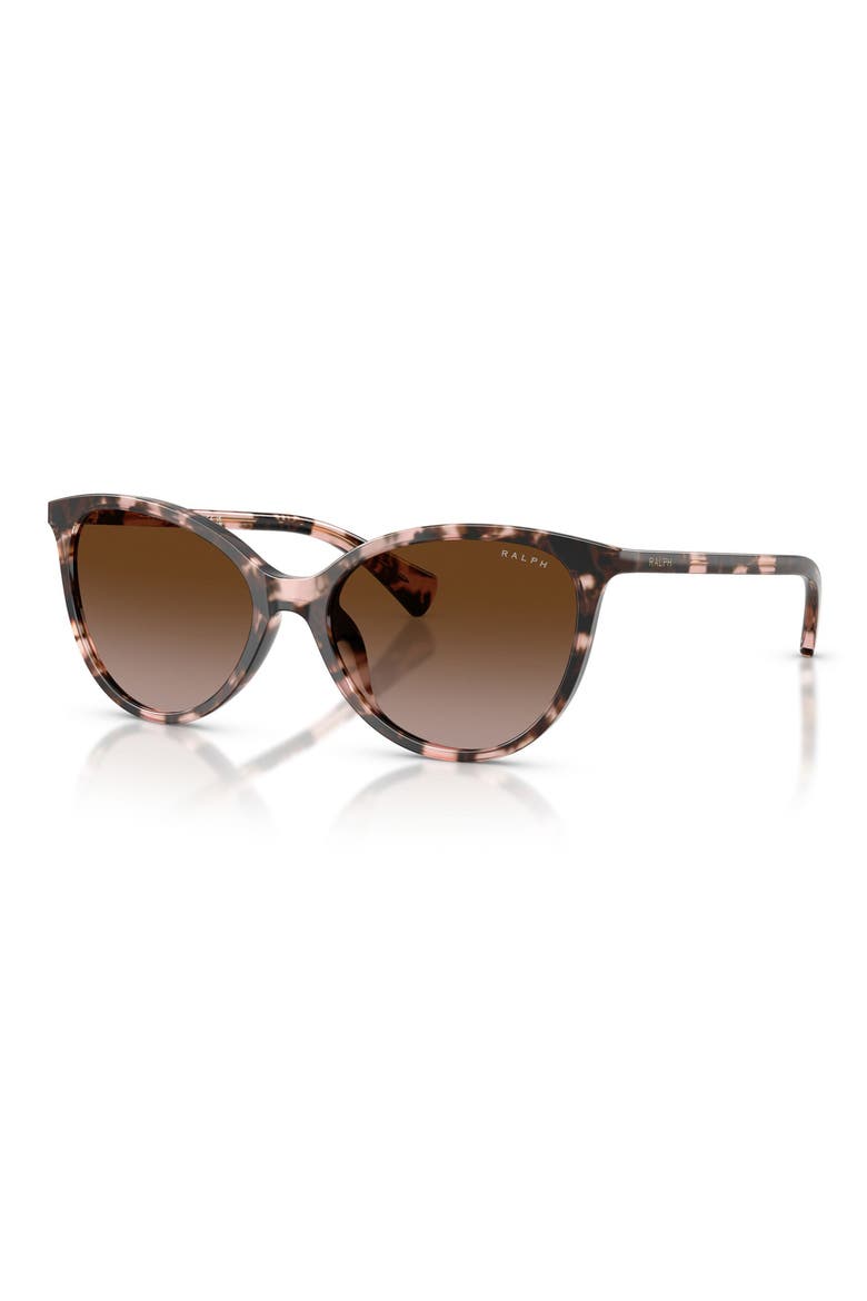 57mm Phantos Sunglasses, Alternate, color, PINK HAVANA / GRADIENT BROWN