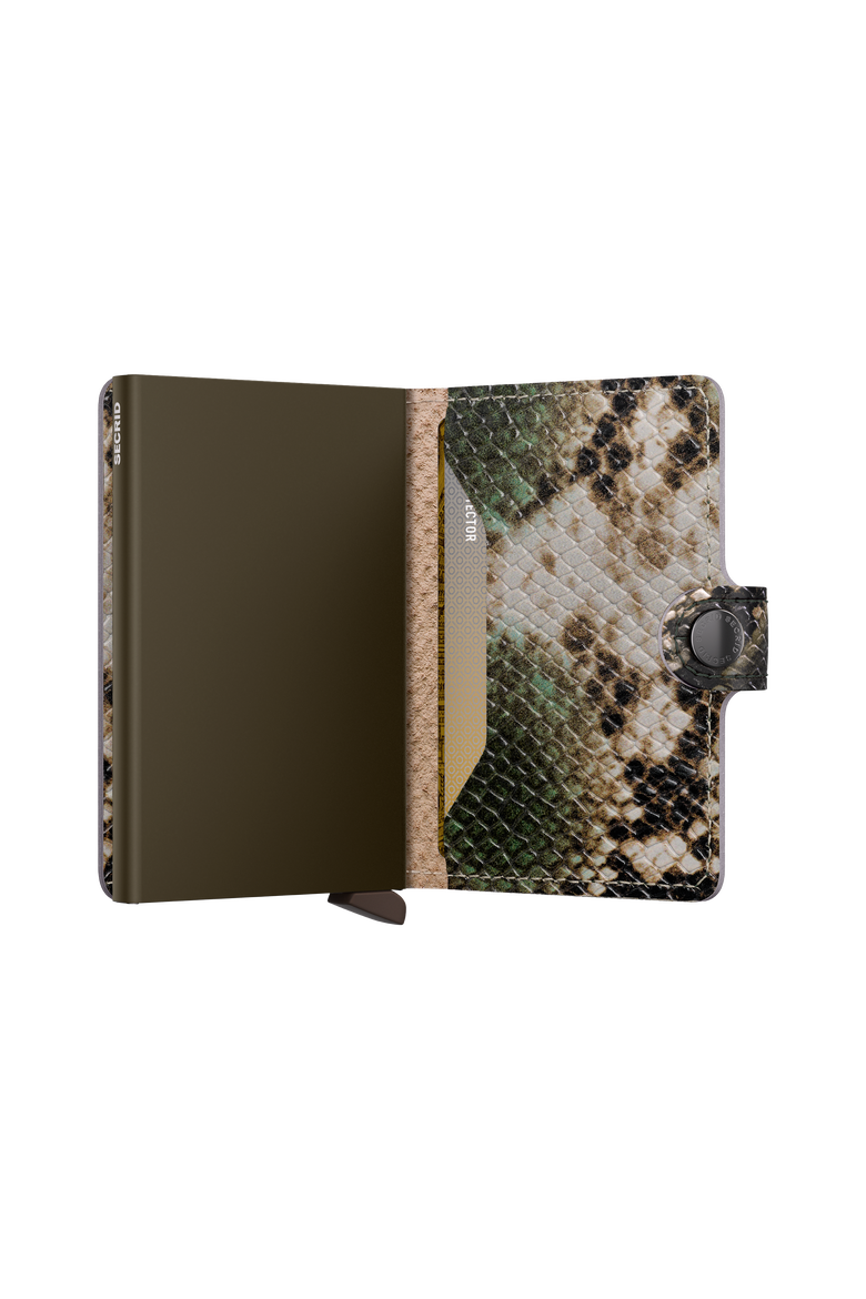 Miniwallet Serpent, Alternate, color, Green