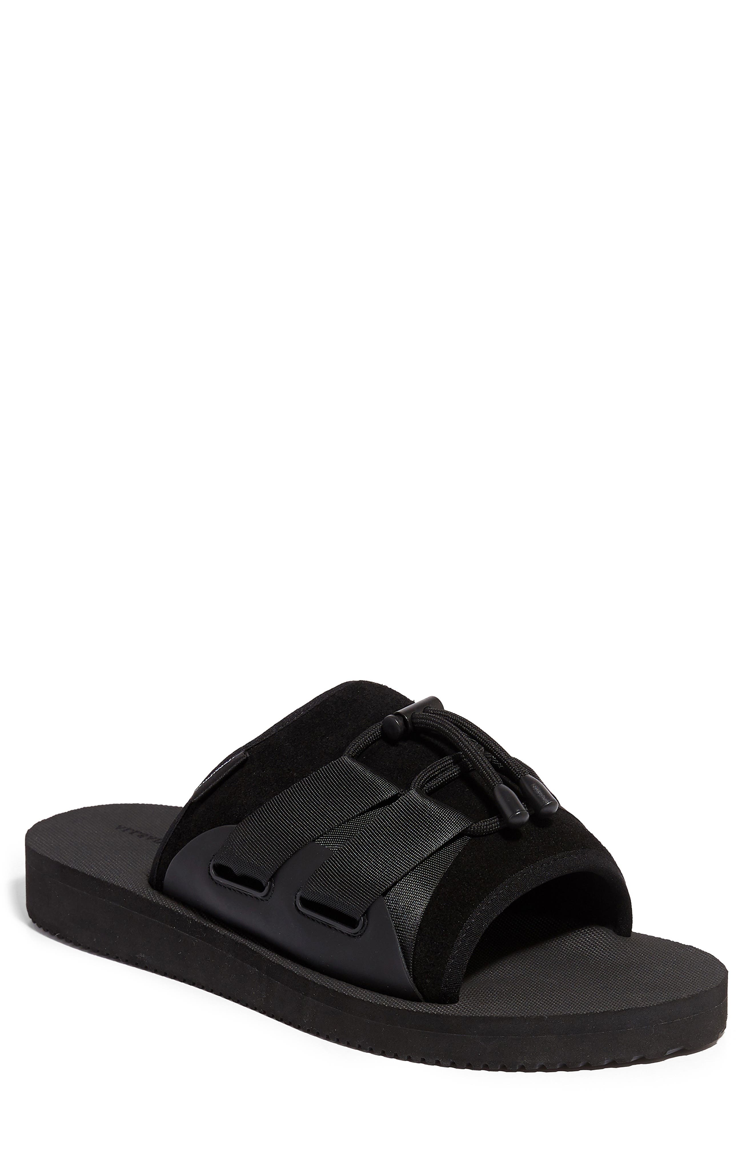 AllSaints Ryder Slide Sandal, Main, color, 