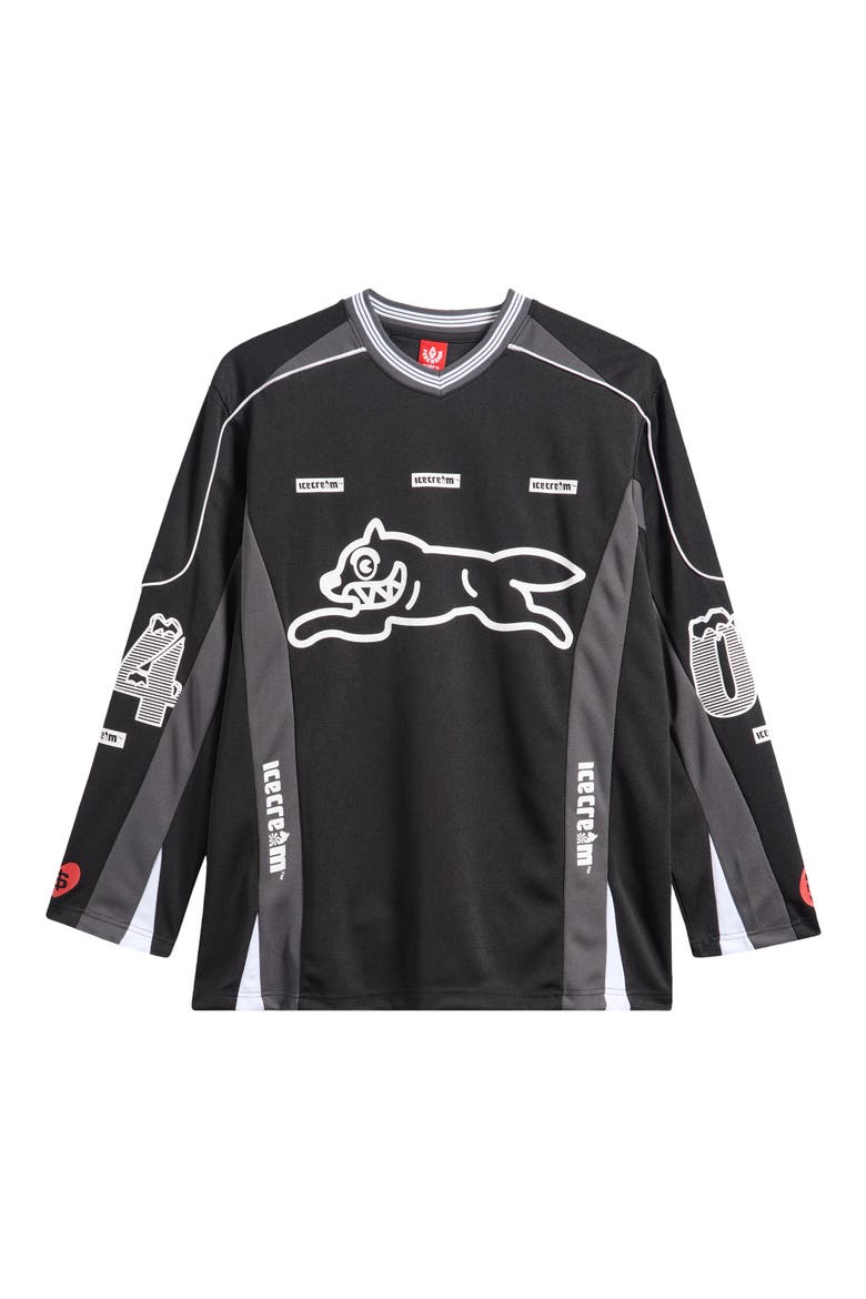 Play Long Sleeve Jersey T-Shirt, Alternate, color, BLACK