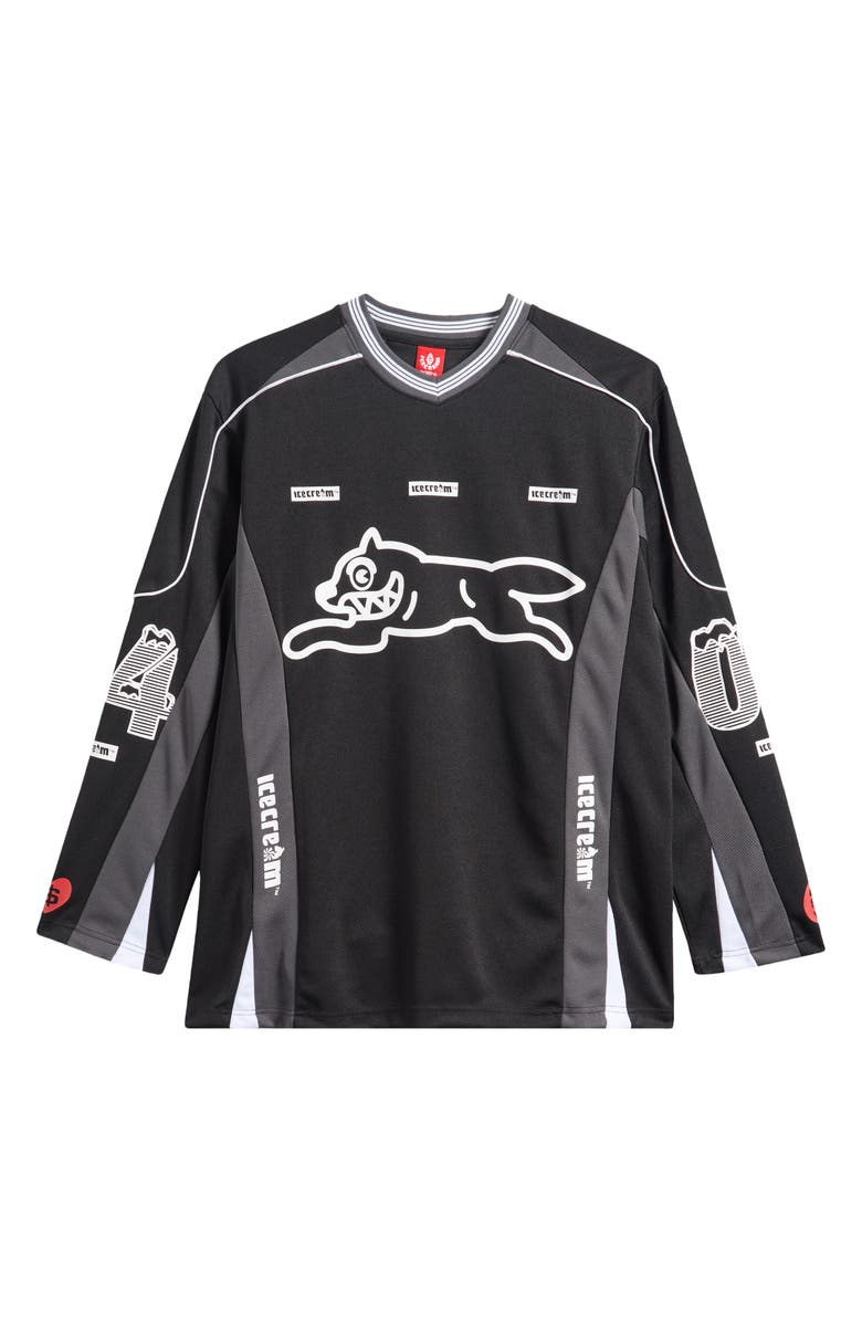 ICECREAM Play Long Sleeve Jersey T-Shirt, Alternate, color, Black