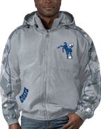 STARTER Men's Starter Gray Indianapolis Colts Thursday Night Gridiron Throwback Full-Zip Jacket