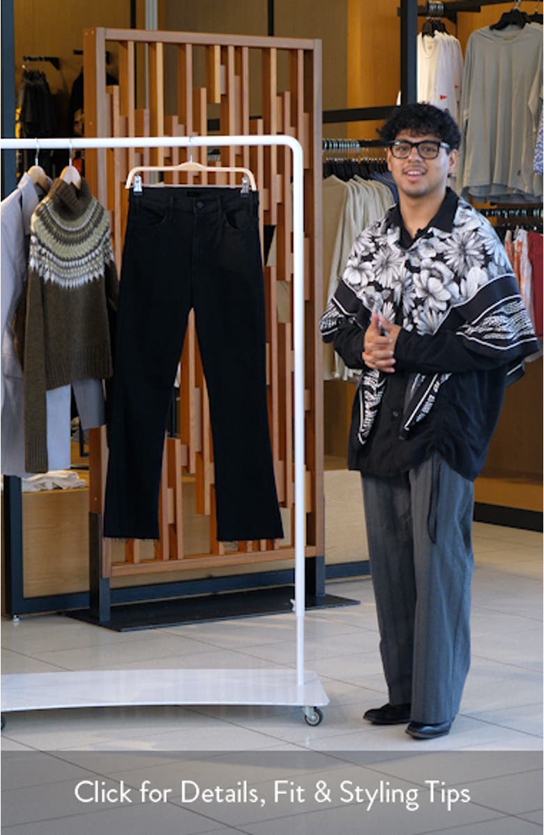 The Hustler High Waist Ankle Fray Jeans, sales video thumbnail