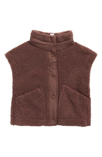 YOGALICIOUS Kids' High Pile Fleece Vest in Shopping Bag at Nordstrom Rack, Size X-Large