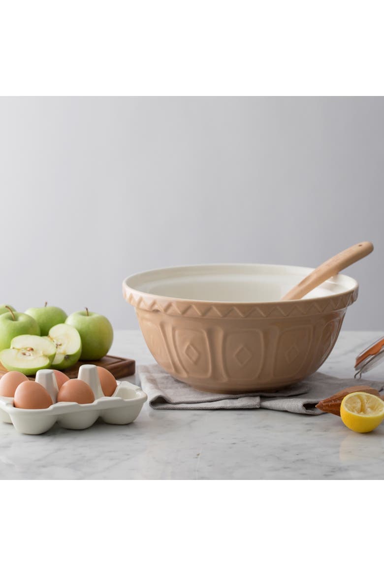 Cane Collection Size 12 Mixing Bowl, 4.25 Quart, Alternate, color, Beige
