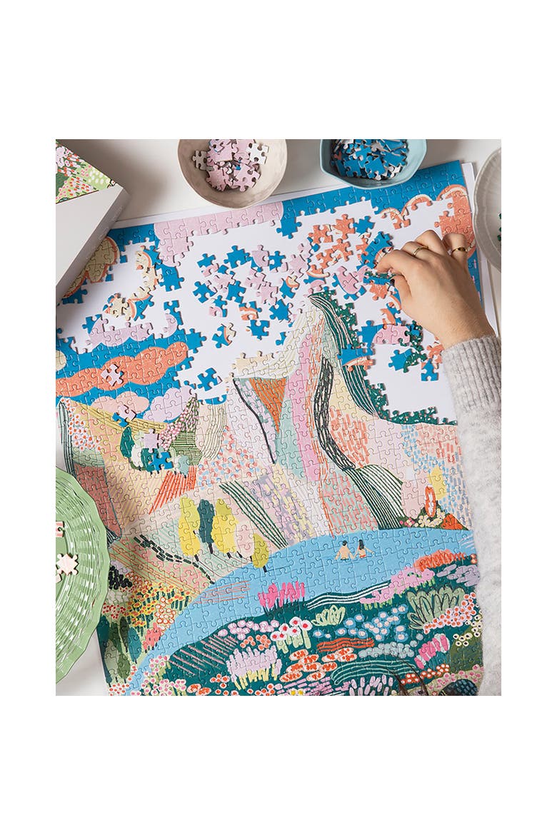 Laguna 1000 Piece Puzzle, Adult Jigsaw, 20 x 27.5 Inches, Alternate, color, Multicolored