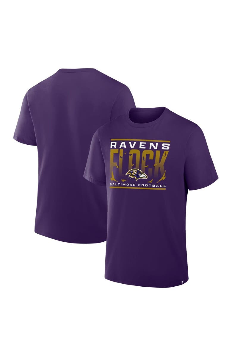 FANATICS Men's Fanatics Purple Baltimore Ravens Hometown True Favorite T-Shirt, Main, color, Purple