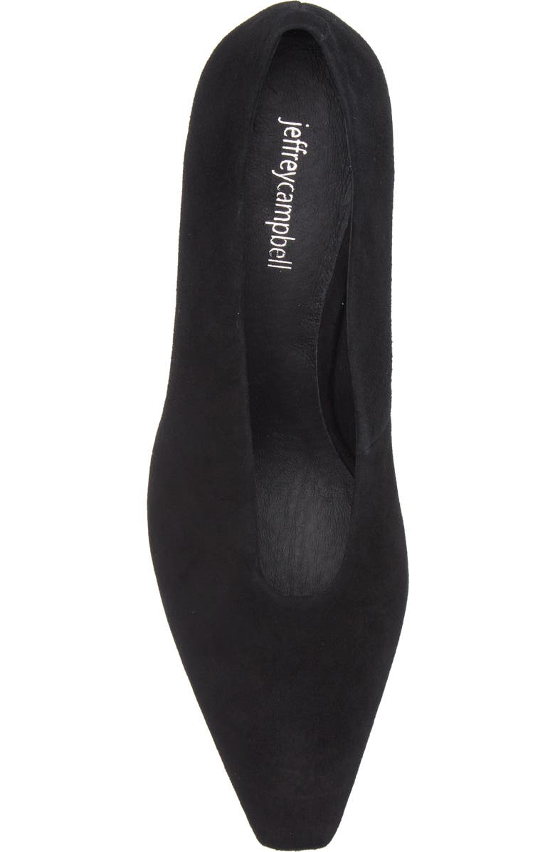 Jeffrey Campbell Hints-2 Suede Square Toe Pump, Alternate, color,