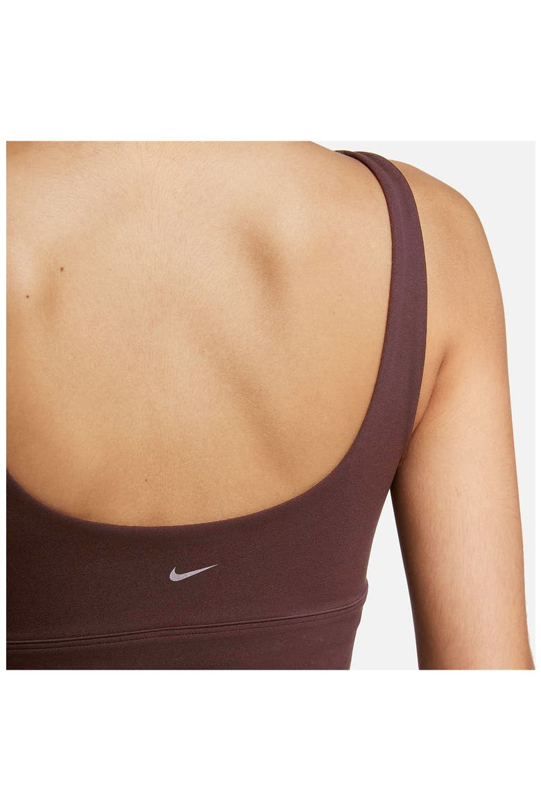 Alate Solo Dri-FIT Longline Sports Bra, Alternate, color, EARTH/ WHITE