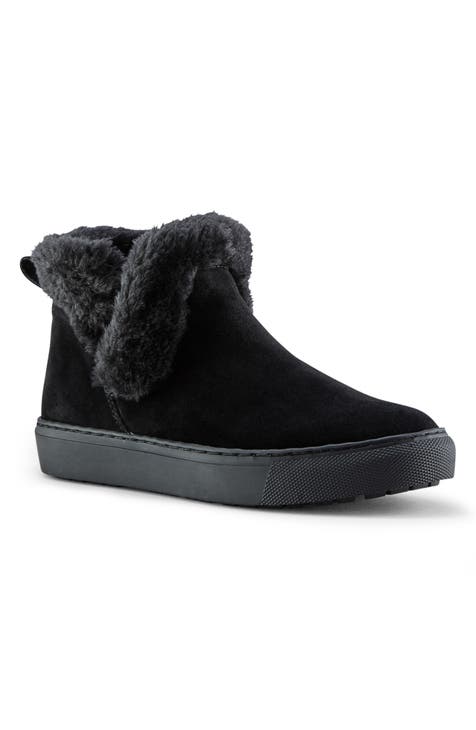 Duffy Faux Fur Trim Waterproof Bootie (Women)