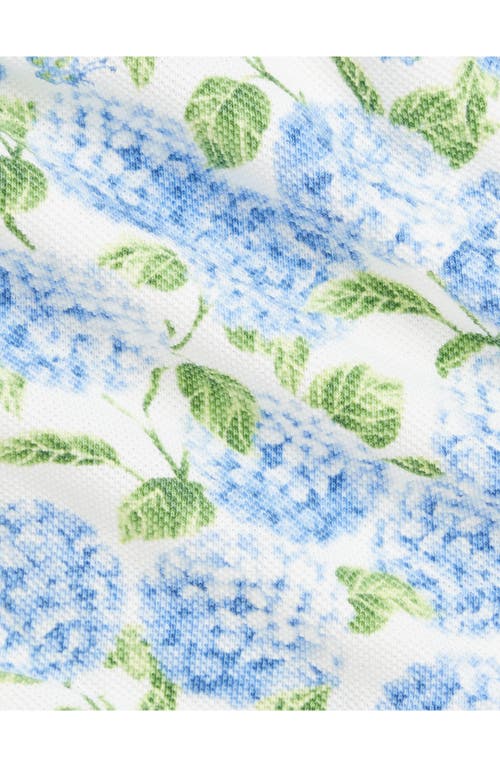 Polo Ralph Lauren Baby Floral Flutter-sleeve Dress In Mini Hydrangea