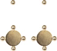 Matr Boomie Pari Dot Disc Earring Set - Set of 2