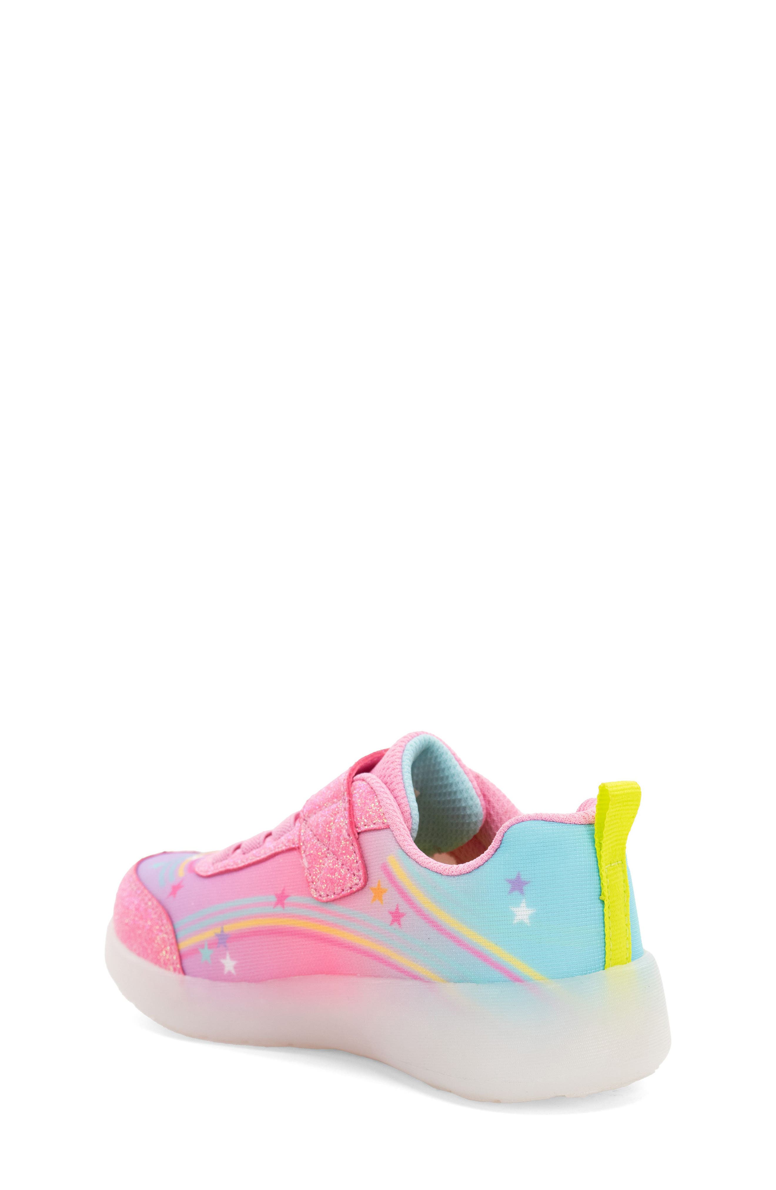 Western Chief Flash Feet Light-Up Sneaker, Alternate, color, Pink