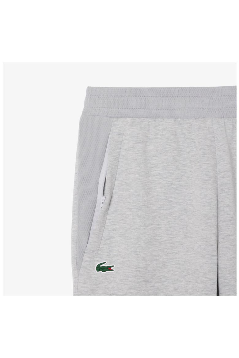 Mesh Panel Tapered Track Pants, Alternate, color, GREY CHINE/ LIGHT GREY