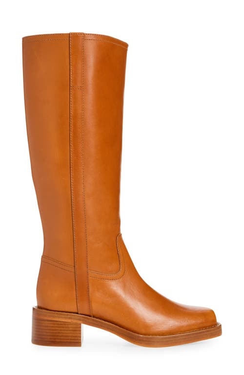 Reformation Frances Knee Boots Whiskey Leather In Whiskey Leather
