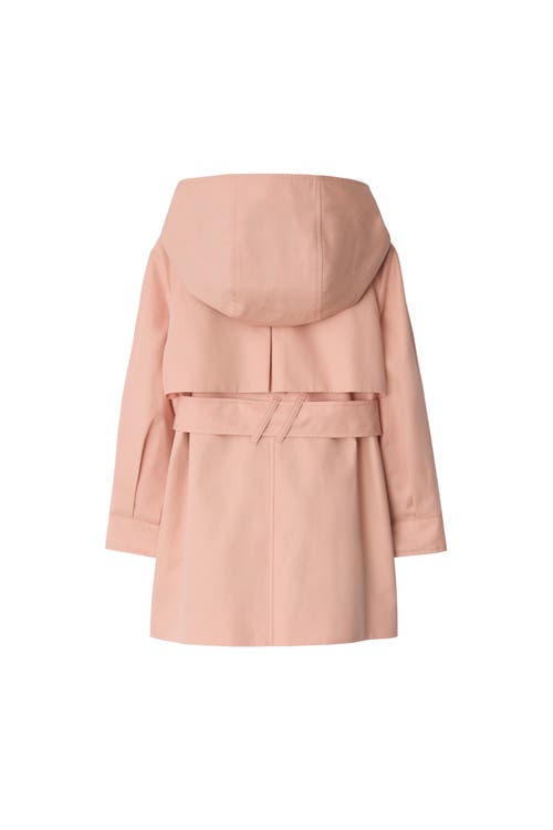 Burberry Cotton Hooded Trench Coat