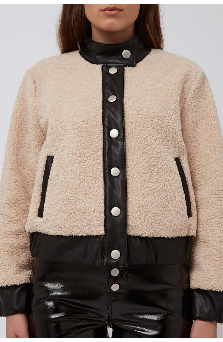 BLDWN Blitz Faux Shearling Coat, Alternate, color,