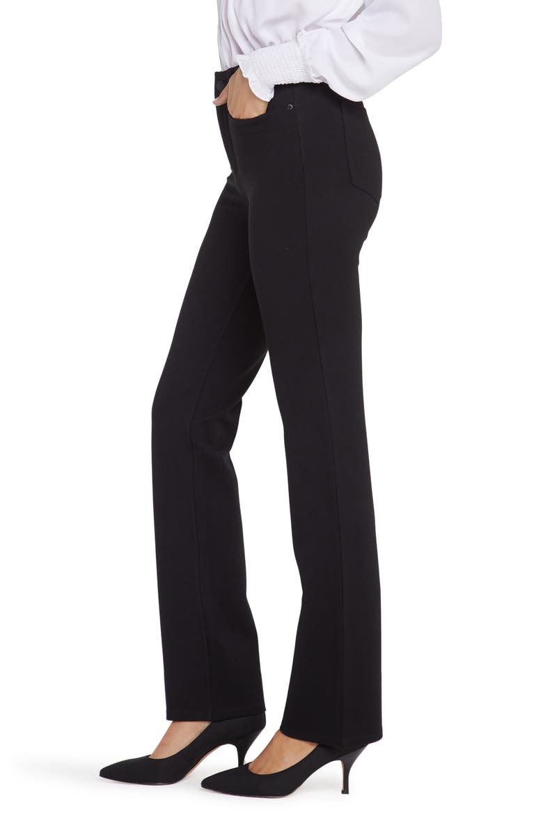 Sculpt-Her™ Marilyn Straight Leg Pants, Alternate, color, BLACK