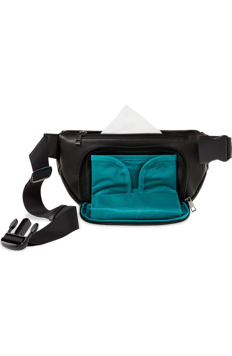 Kibou Faux Leather Diaper Belt Bag, Alternate, color,