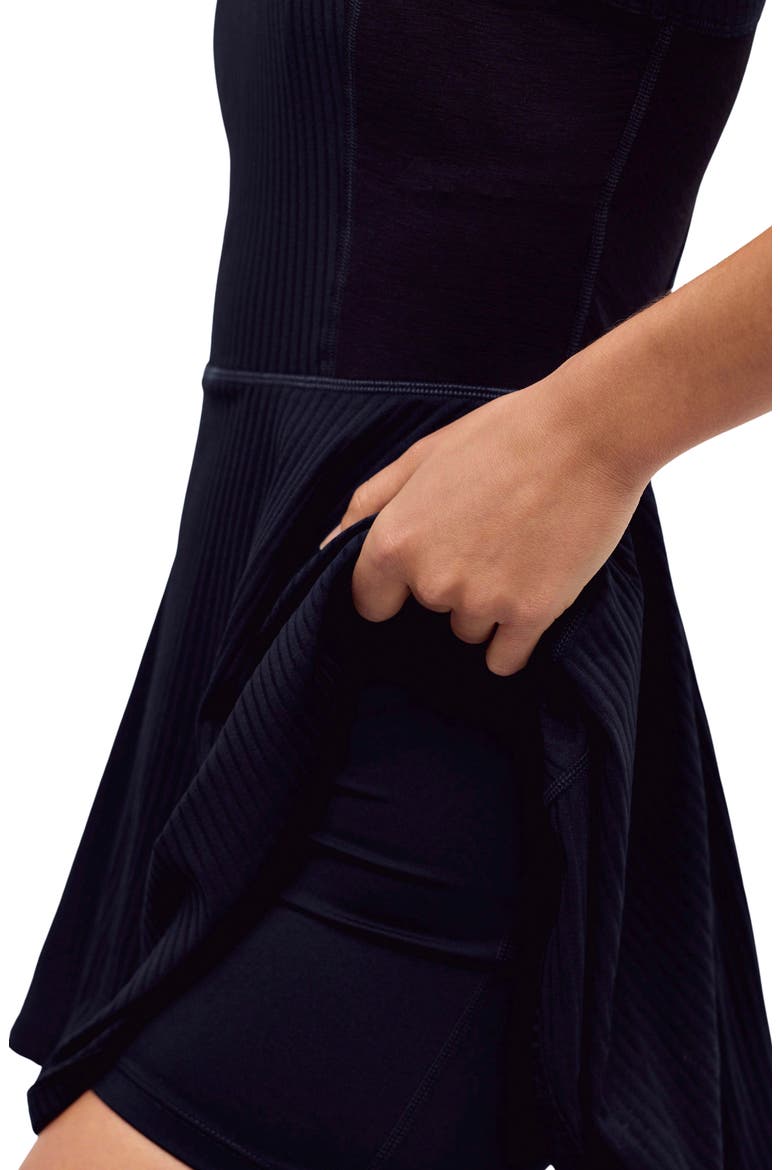FP Movement Kiss My Ace Sleeveless Minidress, Alternate, color, BLACK