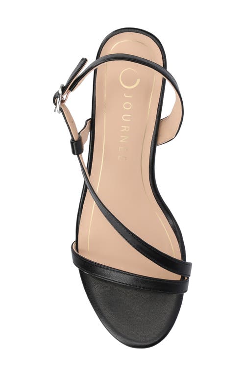 Shop Journee Collection Jemry Kitten Heel Sandal In Black Jemry