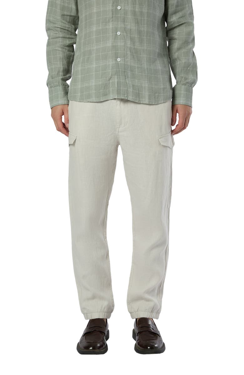 Onia Linen Cargo Jogger, Alternate, color, Stone