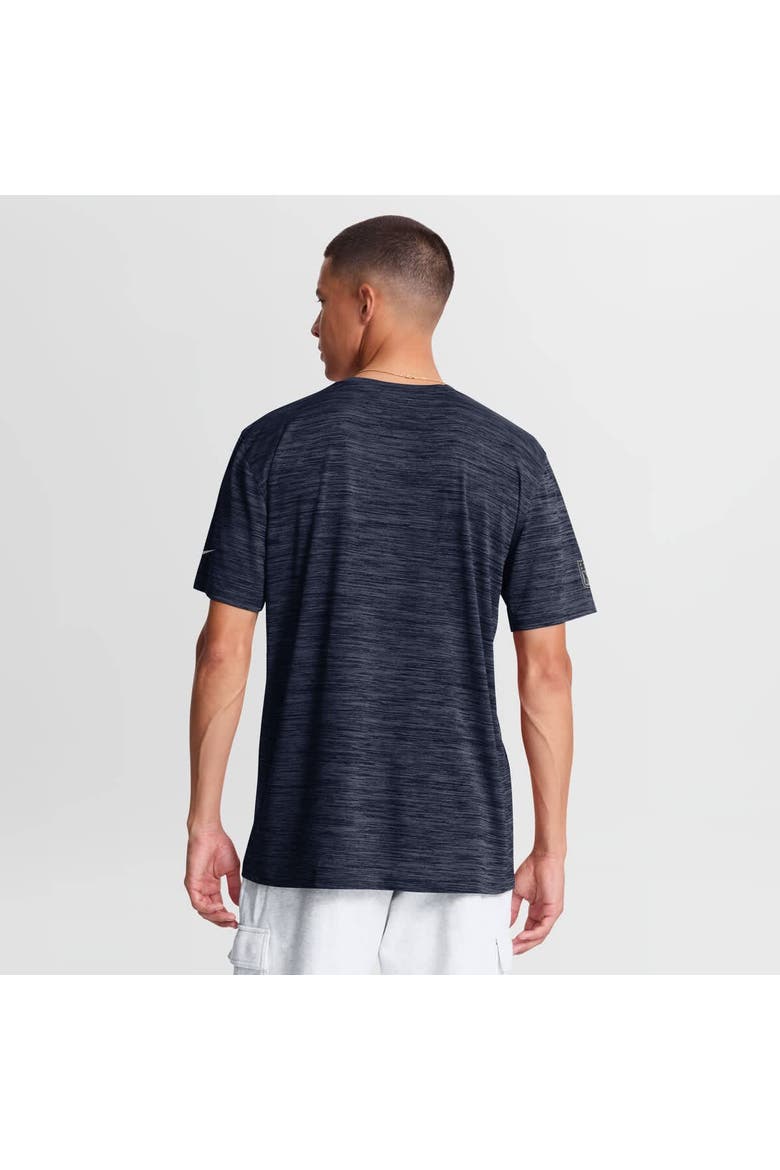 Men's Nike Navy New England Patriots Sideline Double Covered Dri-FIT Velocity T-Shirt, Alternate, color, Navy