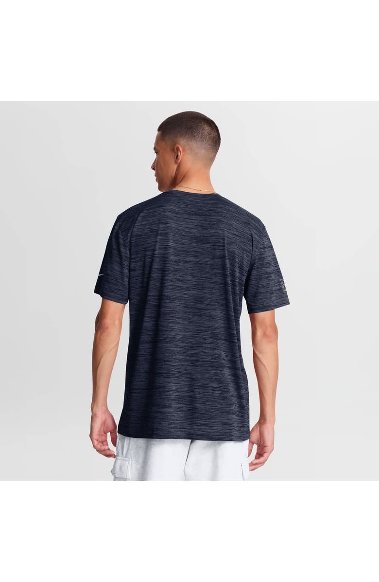 Nike Men's Nike Navy New England Patriots Sideline Double Covered Dri-FIT Velocity T-Shirt, Alternate, color, Navy