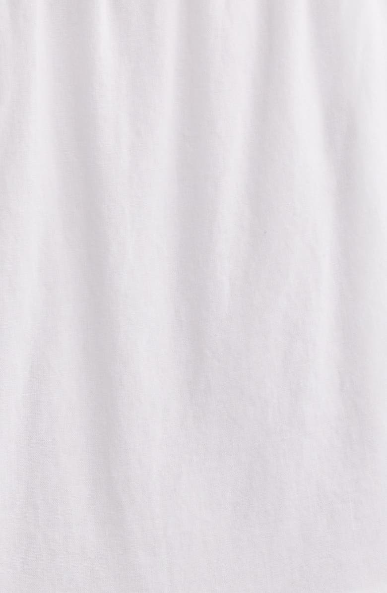 Madewell Pintucked Midi Skirt, Alternate, color, White