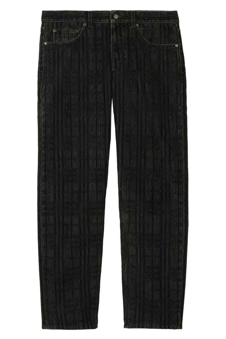 Danny Straight Leg Jeans, Main, color, BLACK IP CHECK