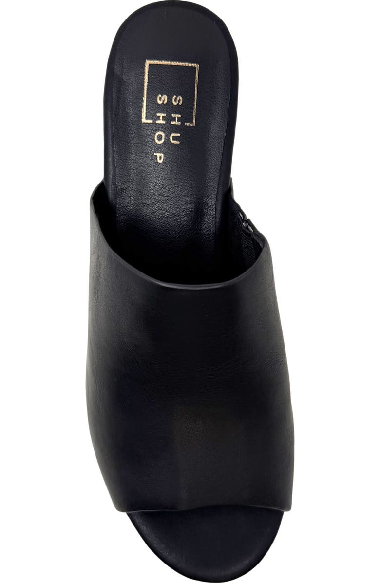 SHUSHOP Holly Platform Slide Sandal, Alternate, color, Black