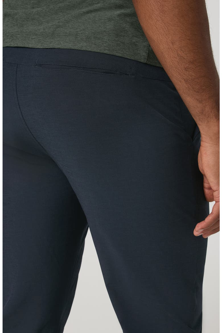 Aim Slim Fit Trouser Pants, Alternate, color, NAVY LINEN TEXTURE