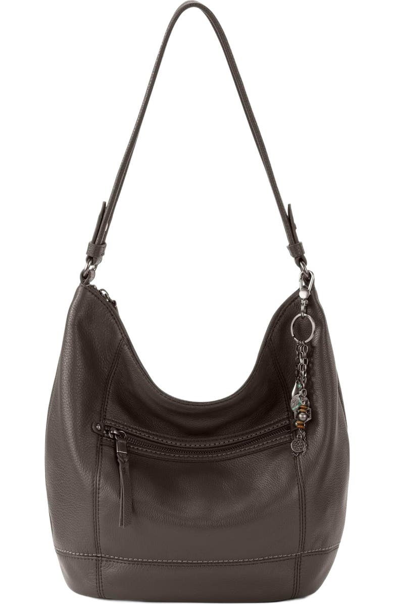 The Sak Sequoia Hobo Leather Bag, Main, color, Slate