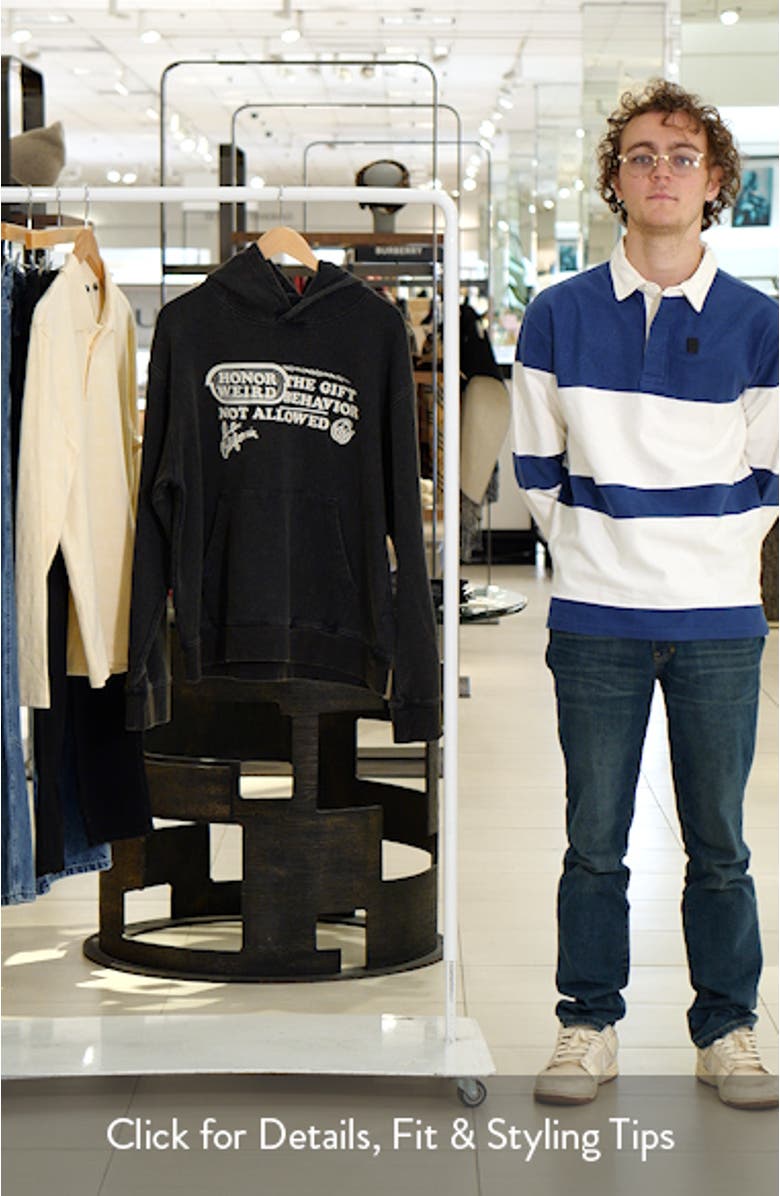 Not Allowed Cotton Blend Hoodie, sales video thumbnail