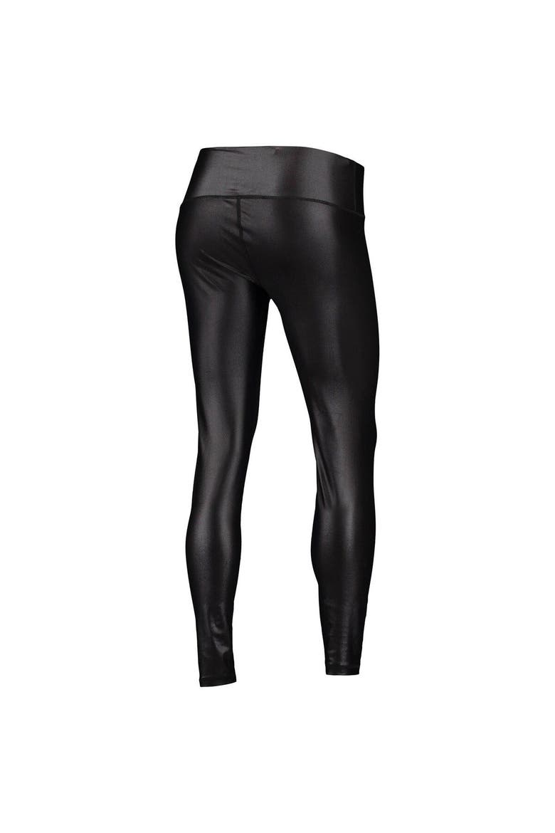 Women's ZooZatz Black Oklahoma Sooners Shine Liquid Leggings, Alternate, color, Black