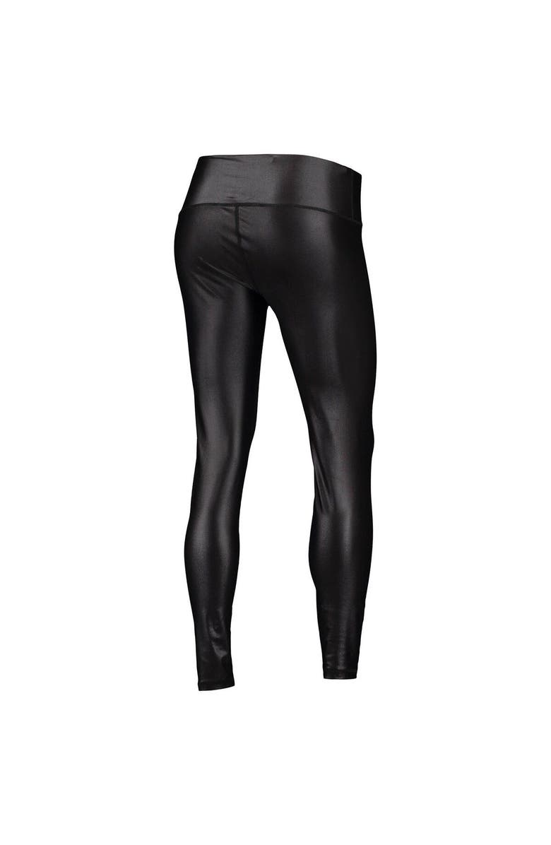 ZOOZATZ Women's ZooZatz Black Oklahoma Sooners Shine Liquid Leggings, Alternate, color, Black