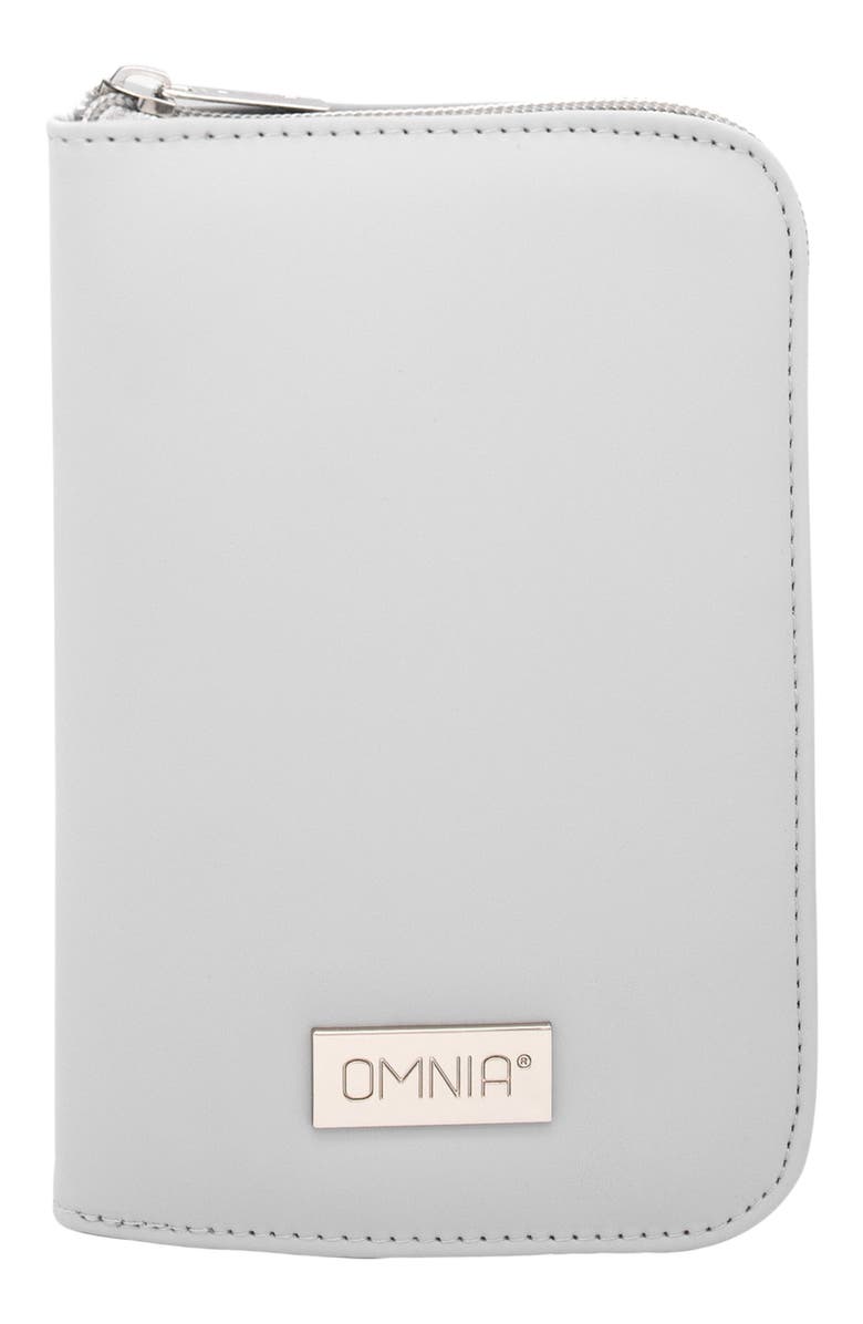 OMNIA Brush Pro Glitter Travel 8pc Makeup Brush Set, Alternate, color, Black