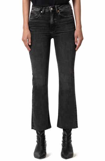 Mavi Jeans Anika Raw Hem High Waist Crop Flare Jeans
