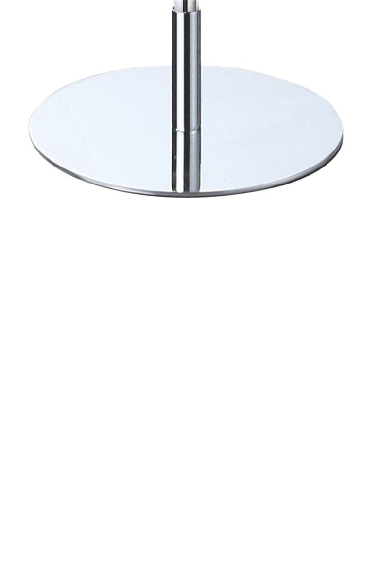 Iris 59.5" LED Integrated Floor Lamp, Alternate, color, Chrome