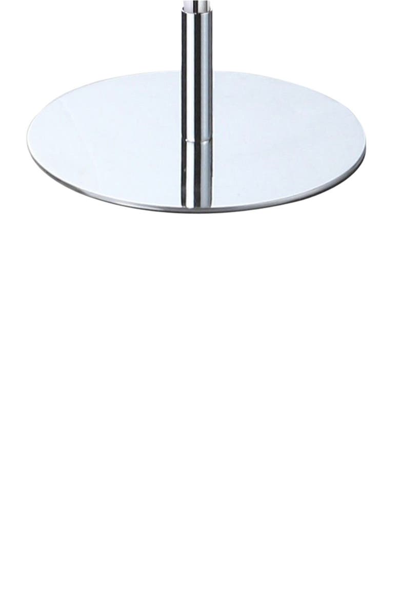 JONATHAN Y Iris 59.5" LED Integrated Floor Lamp, Alternate, color, Chrome