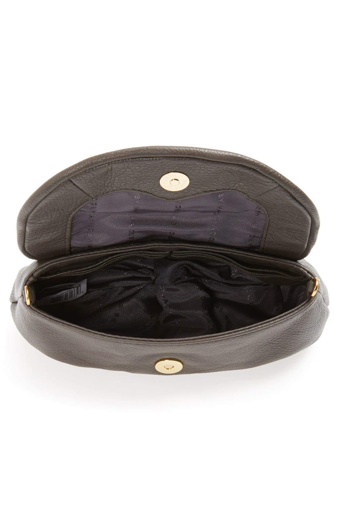 MARC BY MARC JACOBS 'Classic Q - Karlie' Crossbody Flap Bag, Alternate, color, FADED ALUMINUM