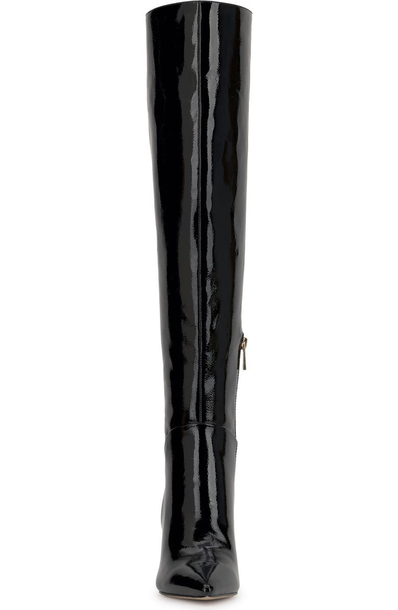 Jessica Simpson Earon Pointed Toe Over the Knee Boot, Alternate, color, Black Patent